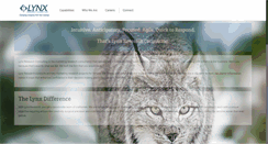 Desktop Screenshot of lynxresearch.com